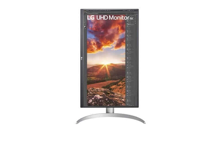 LG 27UP600-W 27'' UHD 4K IPS Monitor with VESA DisplayHDR™ 400
