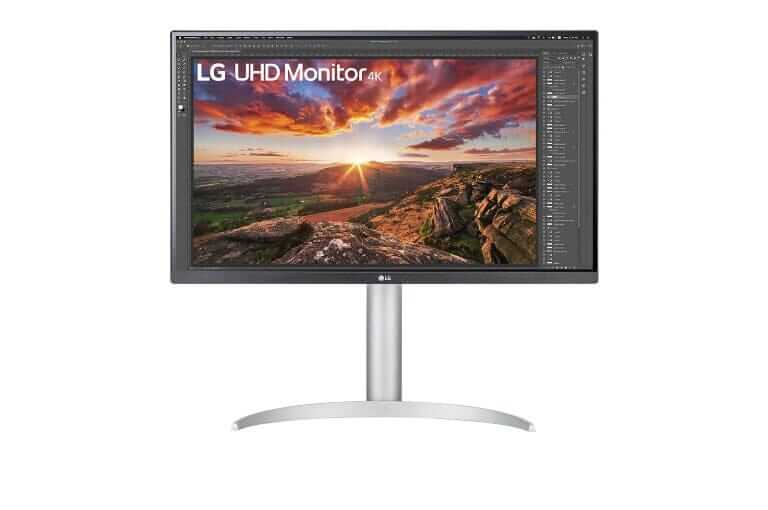 LG 27UP850N-W 27” IPS 4K UHD VESA HDR400 Monitor with USB Type-C