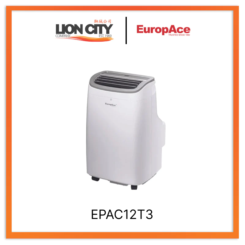 EuropAce Epac12T3 12,000 Btu Portable Aircon