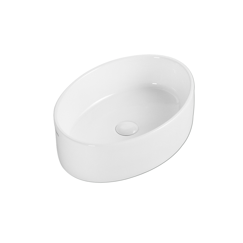 Rubine BOAT 49 Ceramic Basin Gloss White