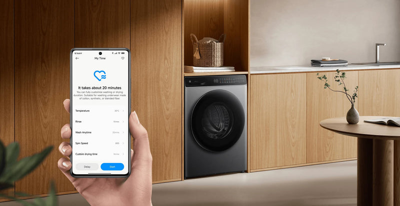 Xiaomi Mijia Front Load Washer Dryer 10.5kg Silver Gray WD105MJA10SG