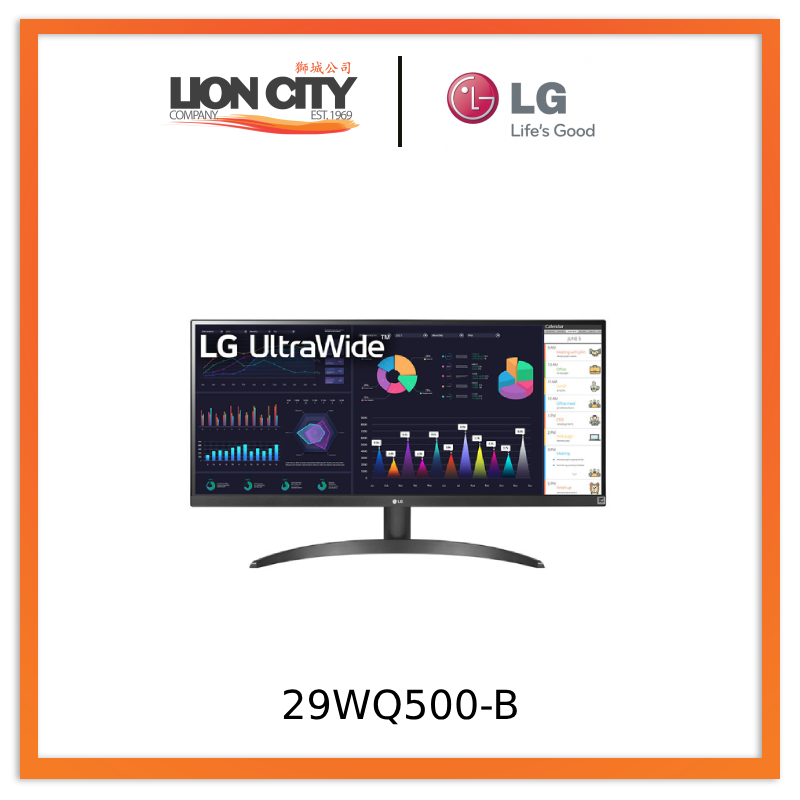 LG 29WQ500 UltraWide™ 29'' FHD IPS Display Monitor [Pre-Order]