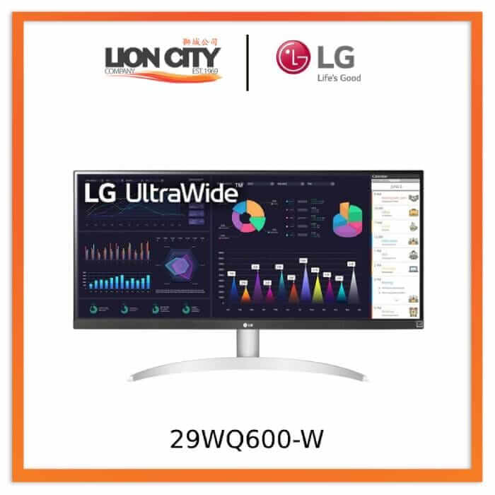 LG 29WQ600-W 29(73.66cm) 21:9 UltraWide™ Full HD IPS Monitor with AMD FreeSync™