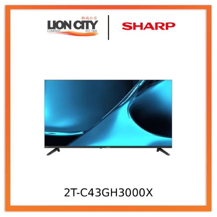 Sharp 2T-C43GH3000X 43 Inch Google TV