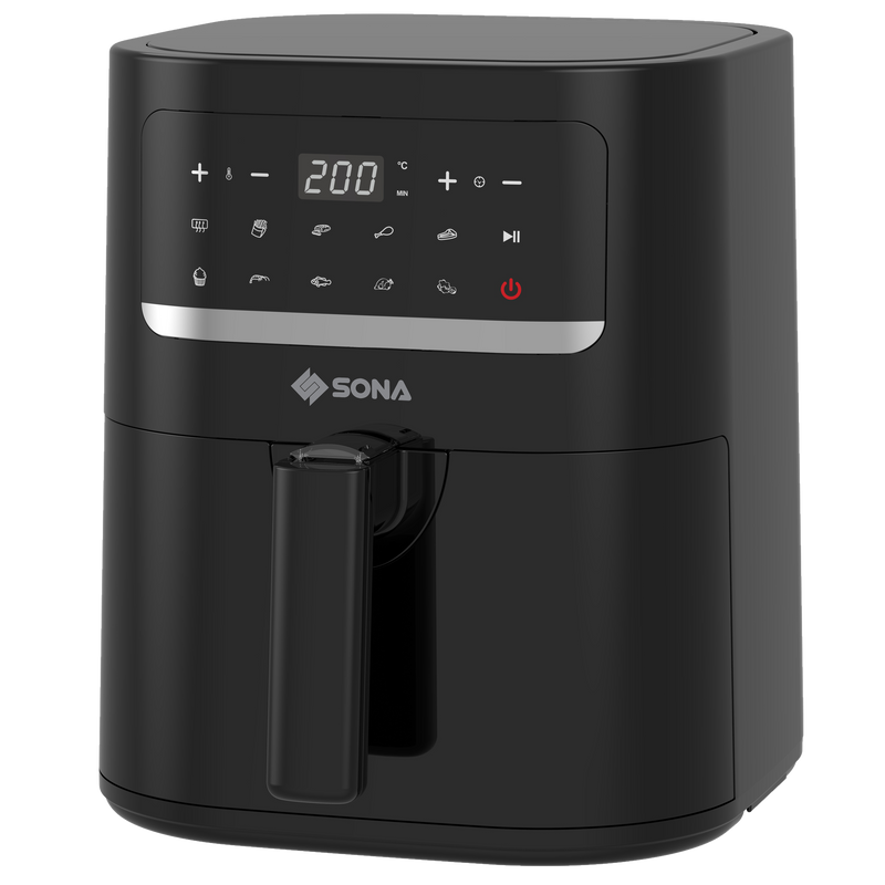 Sona SFR2748 Digital Air Fryer 4.5L with 10 Functions