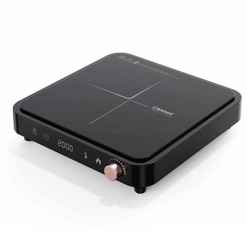 Cornell CICS501BK 2000W Induction Cooker with Premium Stainless Steel Pot