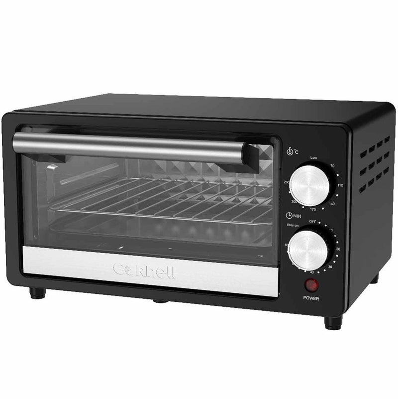 Cornell CTOS01BK 10L Countertop Toaster Oven with 4‑Element Heating