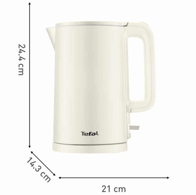 Tefal Thermo Protect 1.5L Stainless Steel Kettle with 1500W Power