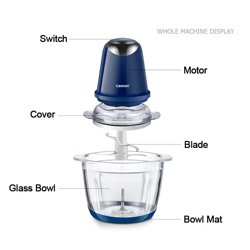 Cornell CMCE180BL 1.8L Mini Chopper