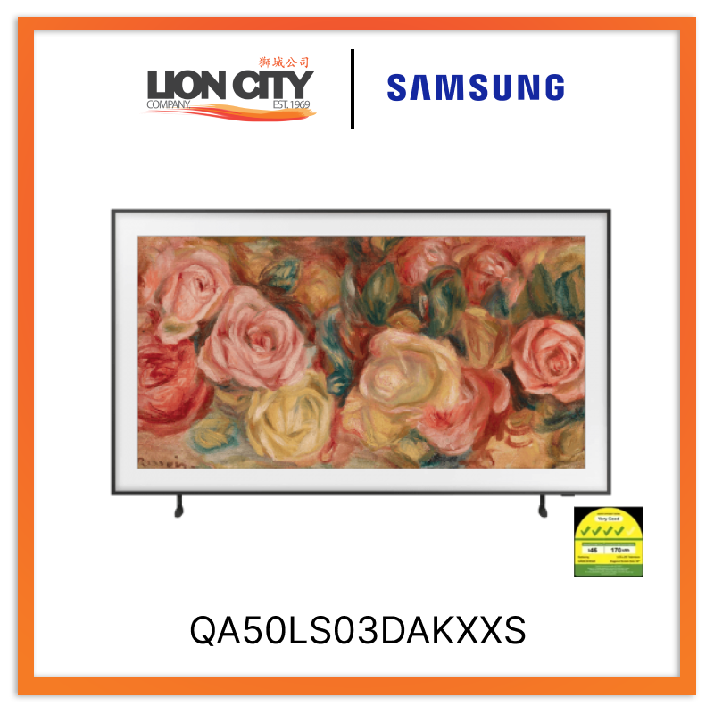 Samsung QA50LS03DAKXXS 50" The Frame LS03D QLED 4K Art Mode Smart TV (2024)