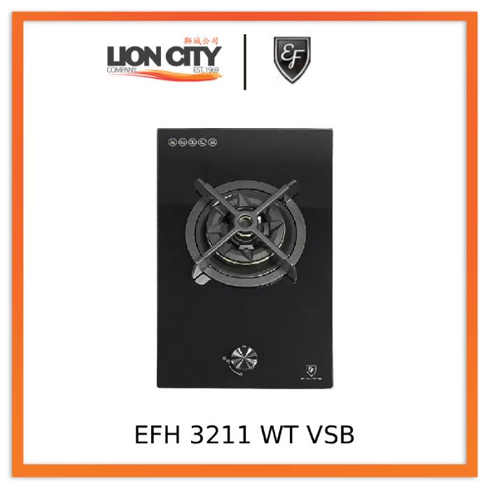 EF EFH 3211 WT VSB Gas Hob 30CM – EFH3211WTVSB