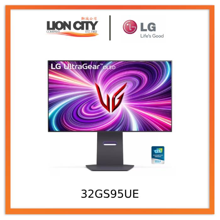 LG 32GS95UE 32" UltraGear™ 240Hz Refresh Rate, AMD FreeSync™ Premium Pro, UHD OLED AGLR & Low Reflection