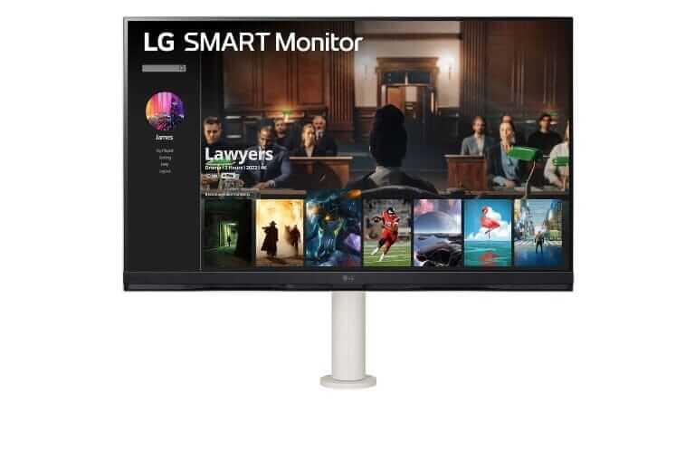 LG 32SQ780S-W 32" 4K UHD Smart Monitor with webOS and Ergo Stand