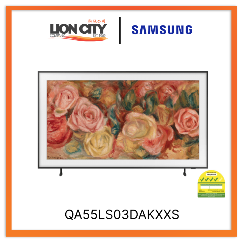 Samsung QA55LS03DAKXXS 55" The Frame LS03D QLED 4K Art Mode Smart TV (2024)