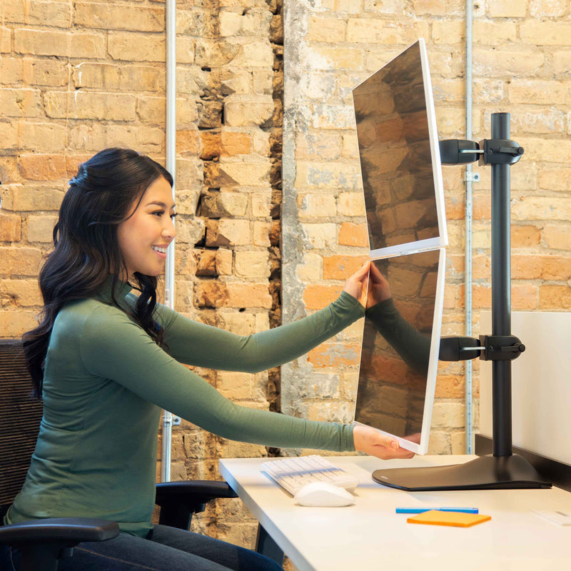 Ergotron DS100 Dual-Monitor Desk Stand Vertical
