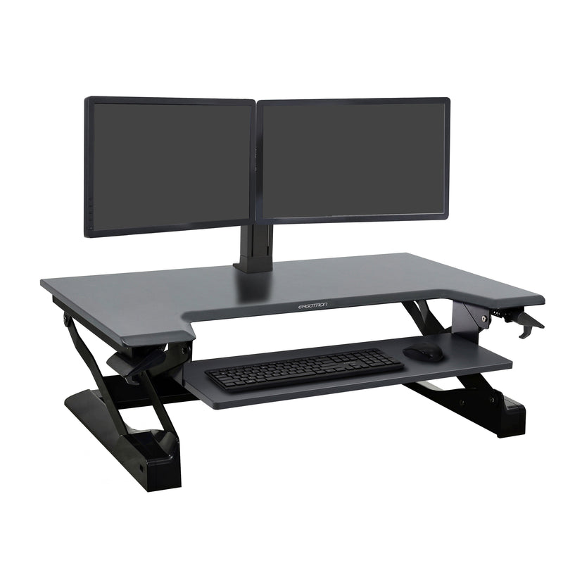 Ergotron WorkFit-TL Sit-Stand Desktop Workstation Black 33-406-085