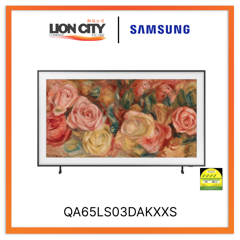 Samsung QA65LS03DAKXXS 65" The Frame LS03D QLED 4K Art Mode Smart TV (2024)