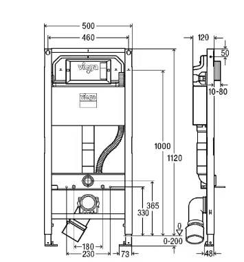 Rubine PREVISTA 3H Full-Frame Conceal Cistern