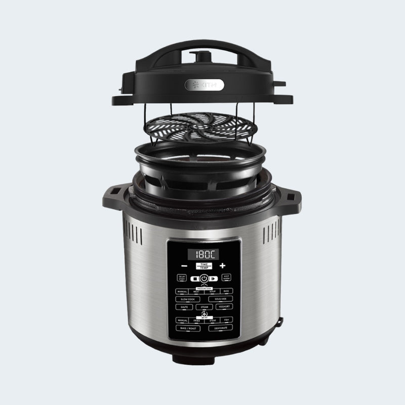 KITH 17-IN-1 Multifunctional Pressure Cooker & Air Fryer + KITH Smokeless Mini BBQ Duo Grill