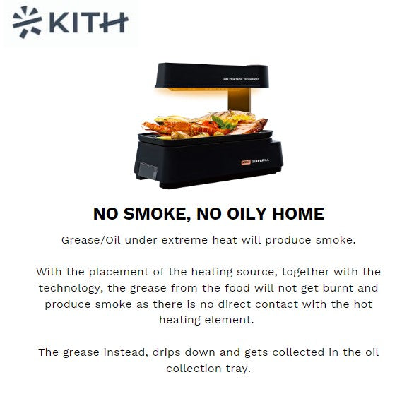 KITH 17-IN-1 Multifunctional Pressure Cooker & Air Fryer + KITH Smokeless Mini BBQ Duo Grill