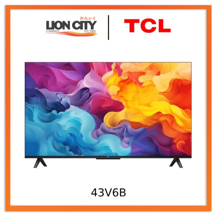 TCL 43V6B 43" Google TV 4K Smart TV