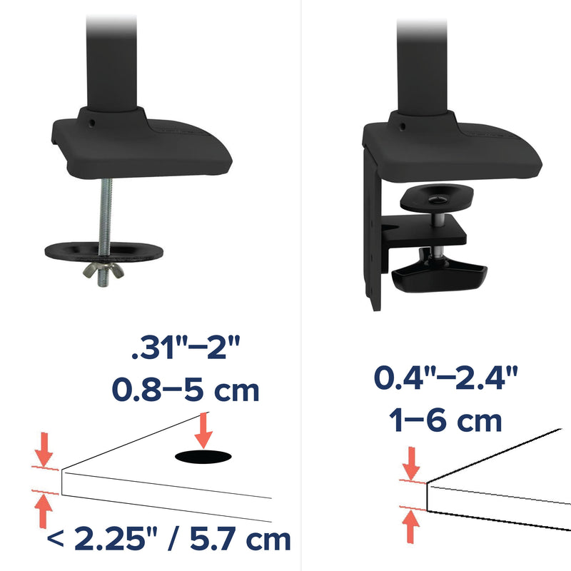 Ergotron LX Desk Monitor Arm Matte Black 45-241-224