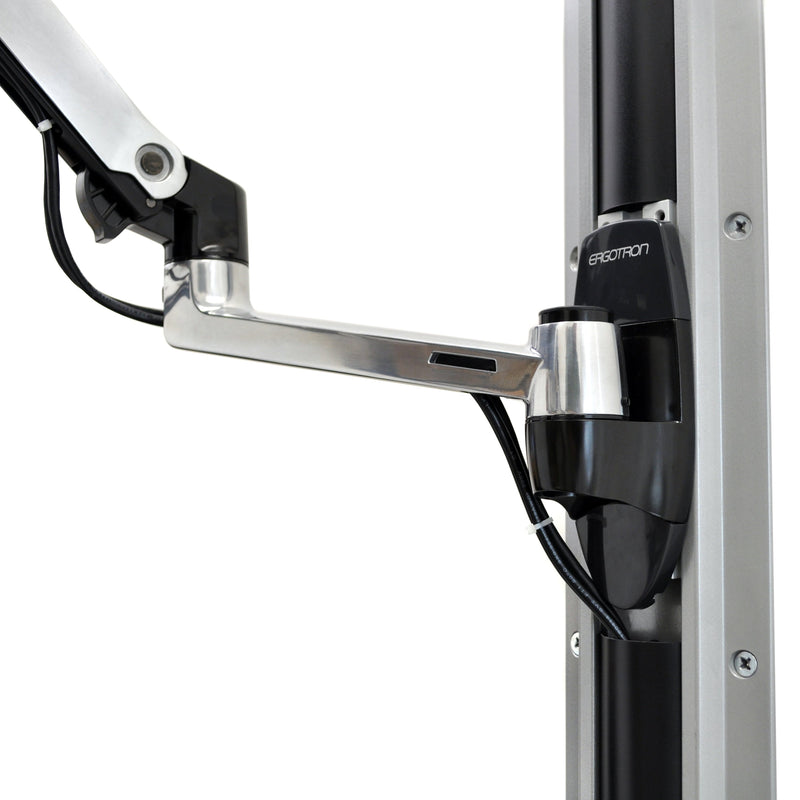 Ergotron LX Wall Mount System Polished Aluminum 45-253-026