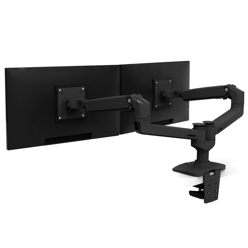 Ergotron LX Dual Desk Mount Side-by-Side Arm Matte Black
