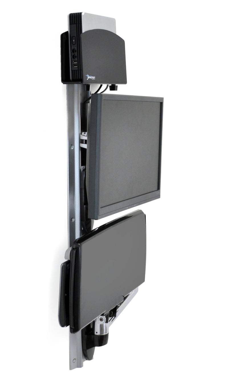 Ergotron LX Wall Mount System Polished Aluminum 45-253-026