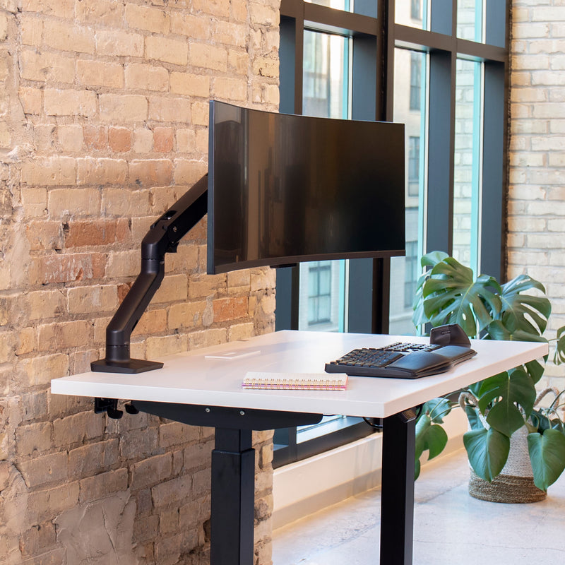 Ergotron HX Desk Monitor Arm Matte Black 45-475-224