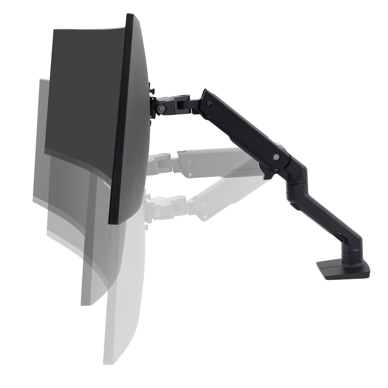 Ergotron HX Desk Monitor Arm Matte Black 45-475-224