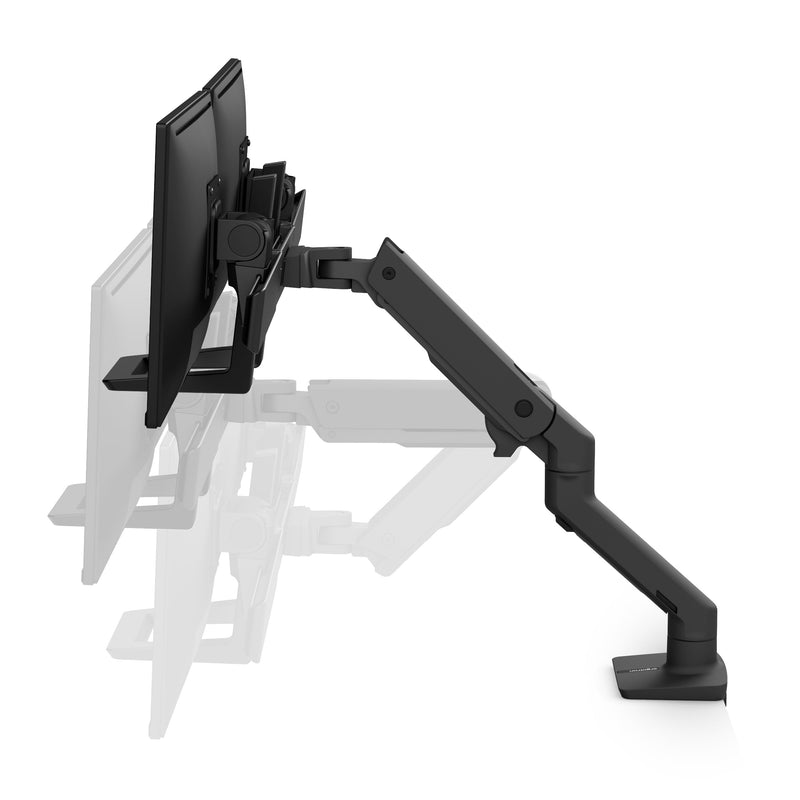 Ergotron HX Dual Monitor Desk Arm Black 45-476-224