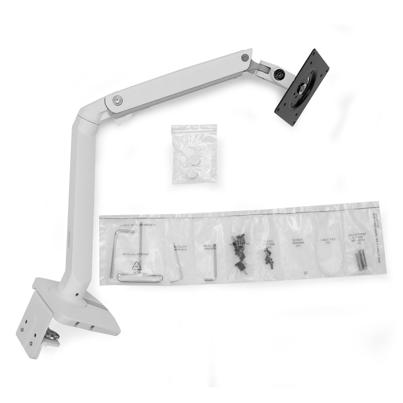 Ergotron MXV Desk Mount Monitor Arm White