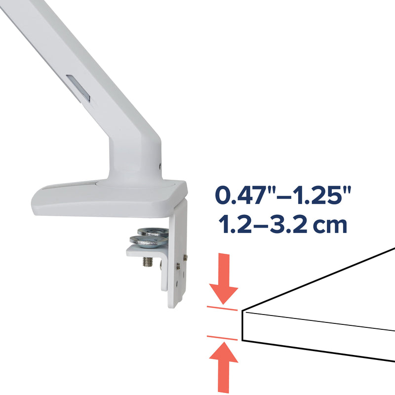 Ergotron MXV Desk Mount Monitor Arm White