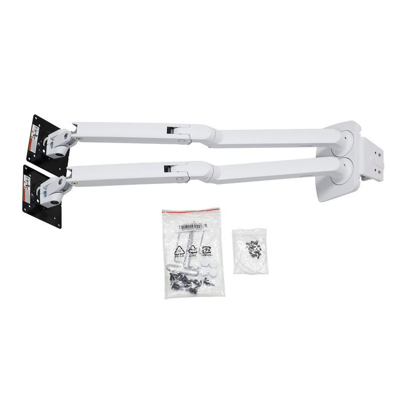 Ergotron MXV Desk Dual Monitor Arm White 45-496-216