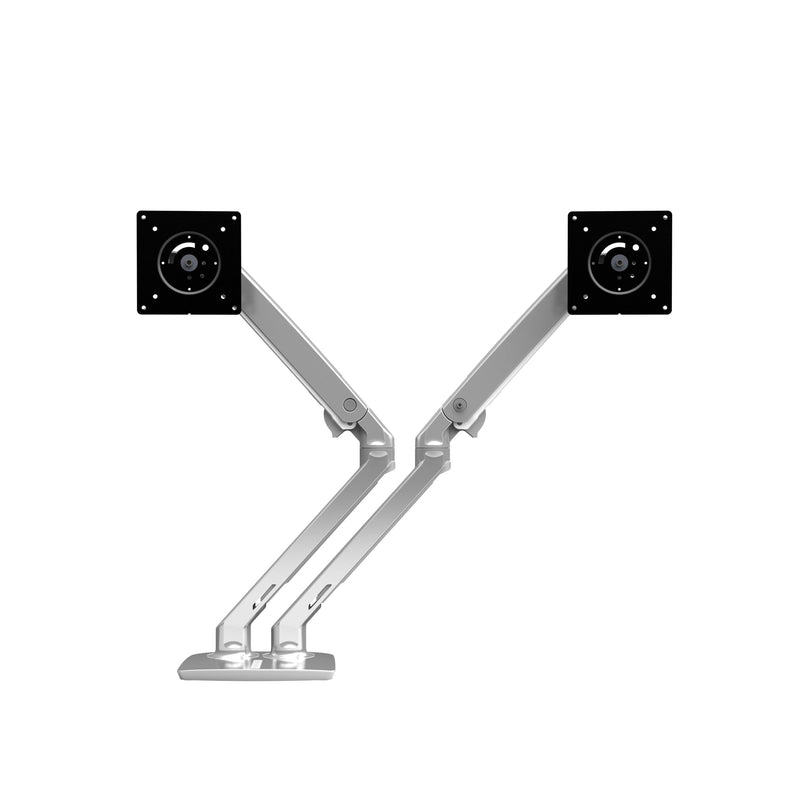 Ergotron MXV Desk Dual Monitor Arm Polished Aluminum 45-496-026