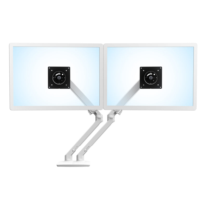 Ergotron MXV Desk Dual Monitor Arm White 45-518-216