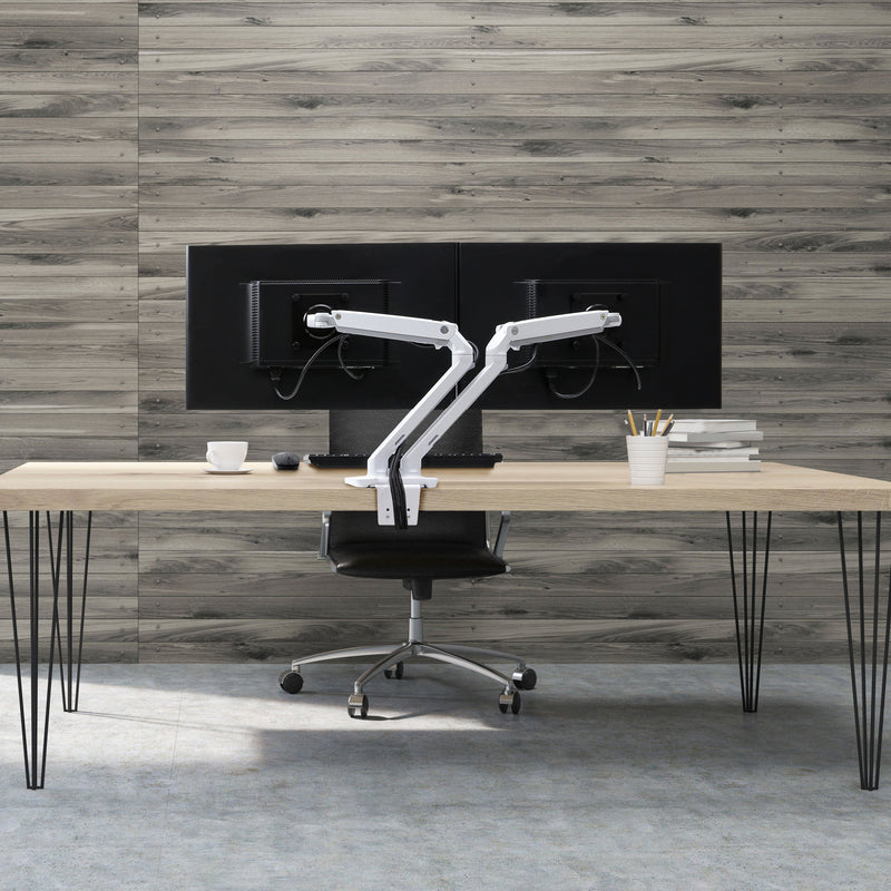 Ergotron MXV Desk Dual Monitor Arm White 45-496-216