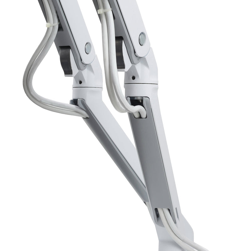 Ergotron MXV Desk Dual Monitor Arm White 45-496-216