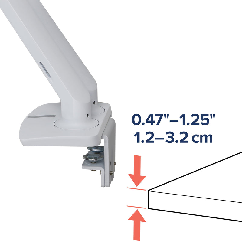 Ergotron MXV Desk Dual Monitor Arm White 45-496-216