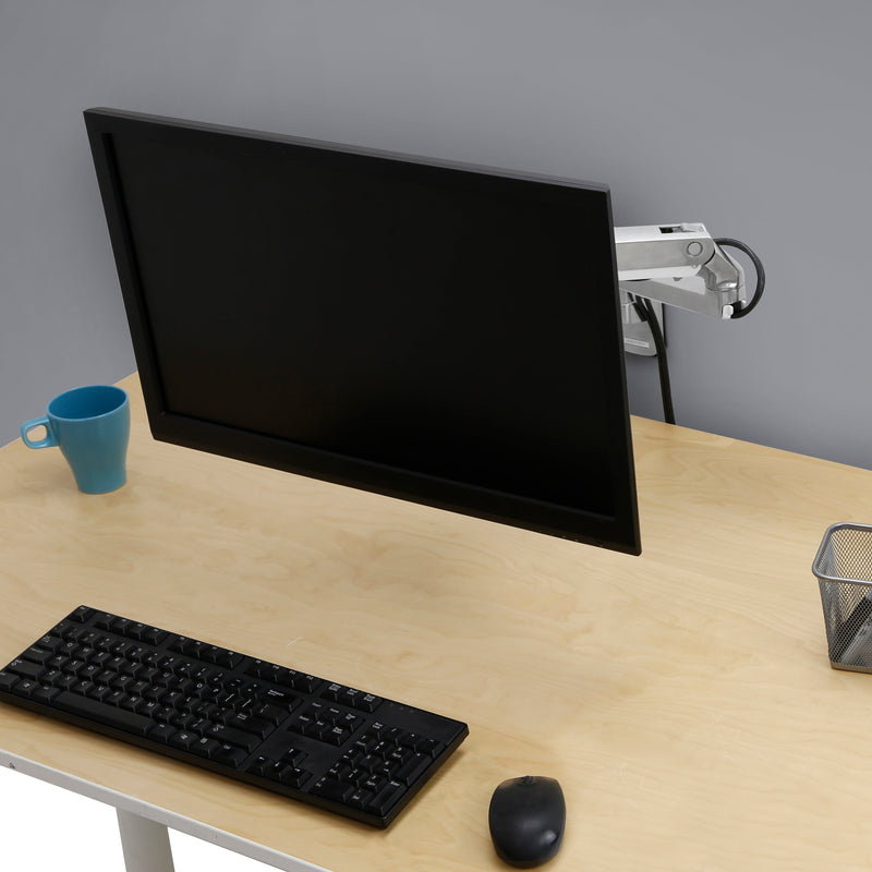Ergotron MXV Wall Monitor Arm Polished Aluminum