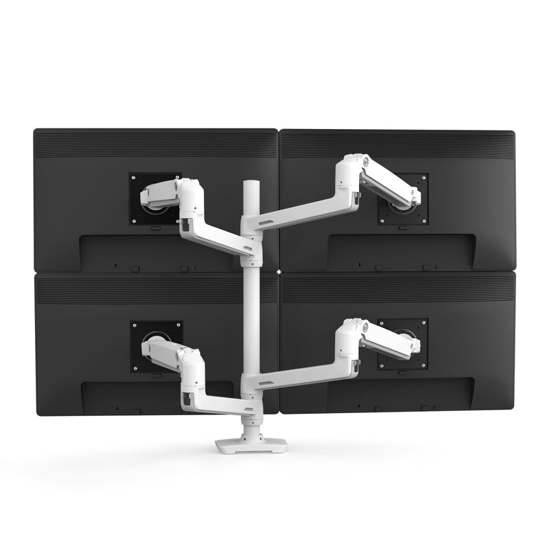Ergotron LX Dual Stacking Arm White 45-509-216