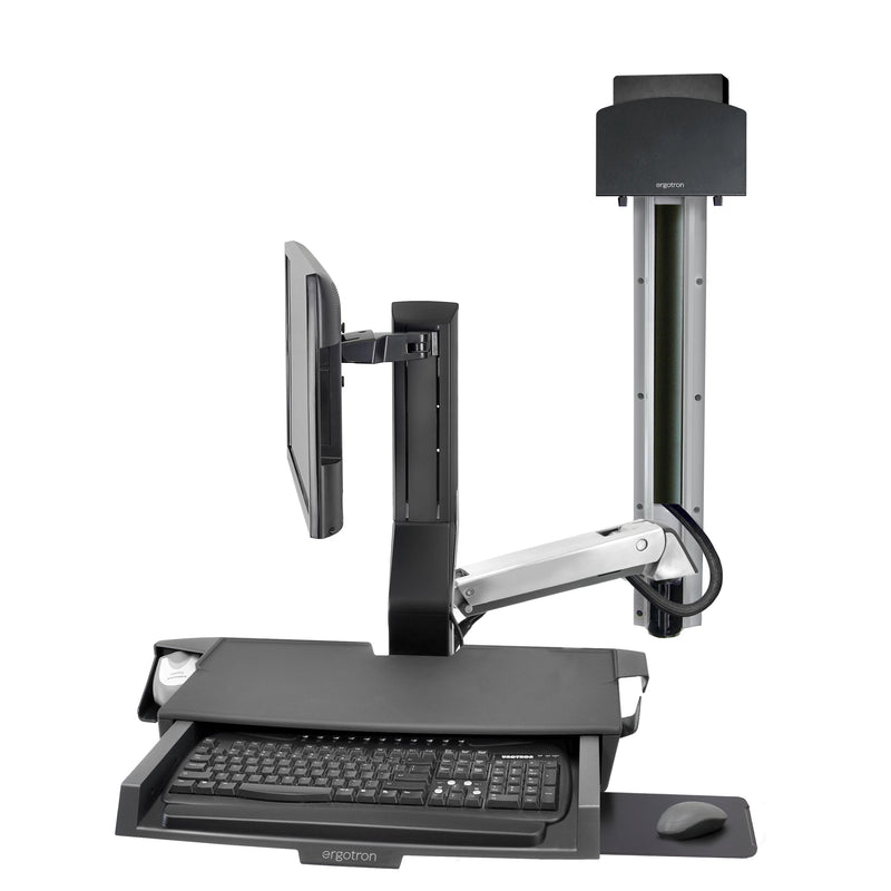 Ergotron SV Combo System Worksurface Small CPU Holder 45-594-026