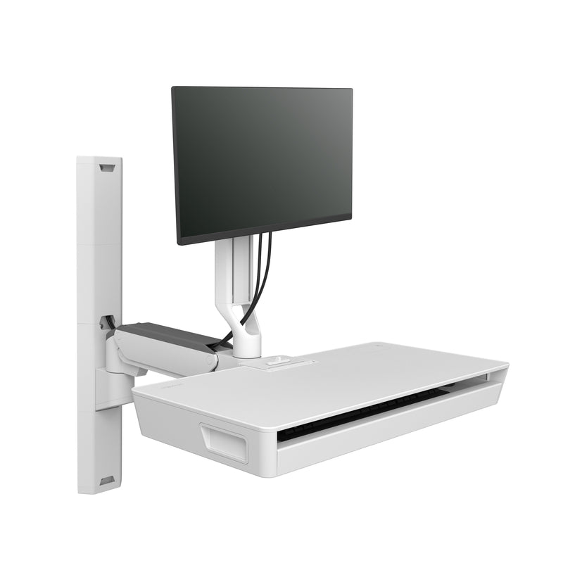 Ergotron CareFit Combo System with Worksurface White 45-619-251