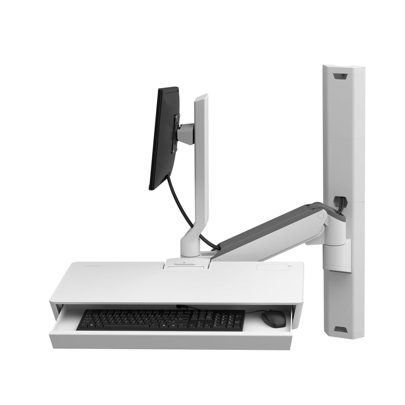 Ergotron CareFit Combo System with Worksurface White 45-619-251