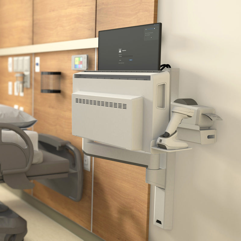 Ergotron CareFit Combo System with Worksurface White 45-619-251