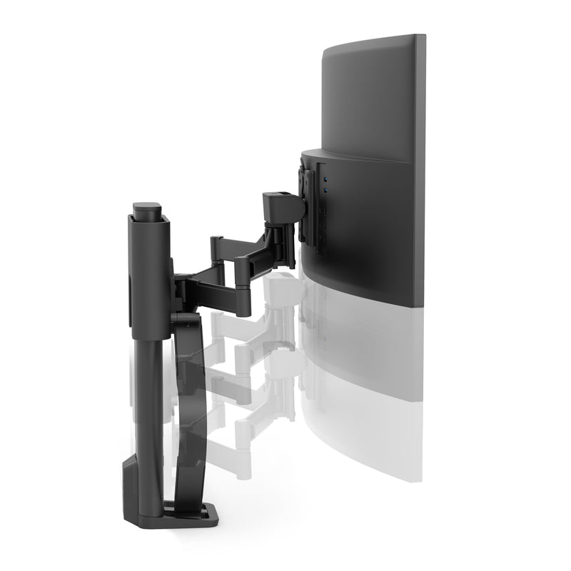 Ergotron TRACE Desktop Monitor Mount Matte Black