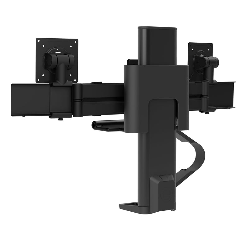 Ergotron TRACE Dual Monitor Desktop Mount Matte Black