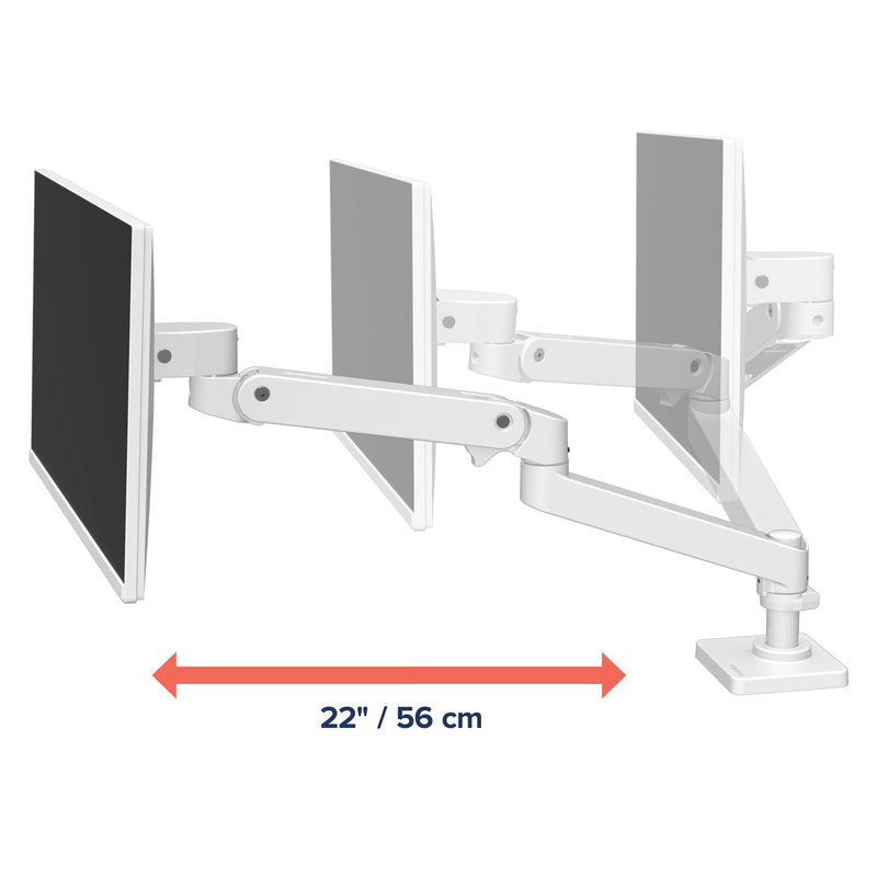 Ergotron LX Pro Desk Monitor Arm White 45-682-290
