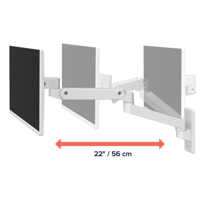 Ergotron LX Pro Wall Monitor Arm White 45-683-290